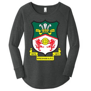 Wrexham Football Club Champion Wale Women's Perfect Tri Tunic Long Sleeve Shirt