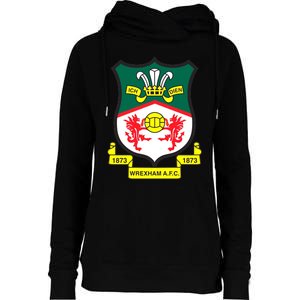 Wrexham Football Club Champion Wale Womens Funnel Neck Pullover Hood