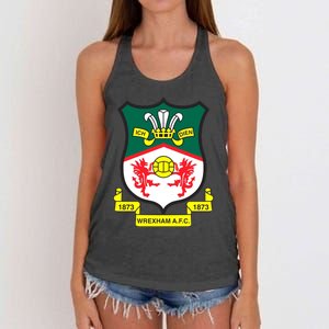 Wrexham Football Club Champion Wale Women's Knotted Racerback Tank