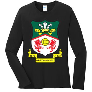 Wrexham Football Club Champion Wale Ladies Long Sleeve Shirt