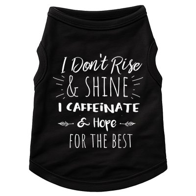 Women Funny Coffee Coffee Lover Saying Gift For Her Mom Wine Doggie Tank
