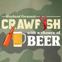 Weekend Forecast Crawfish With A Chance Of Beer Legacy Tie Dye Trucker Hat