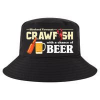 Weekend Forecast Crawfish With A Chance Of Beer Cool Comfort Performance Bucket Hat