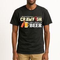 Weekend Forecast Crawfish With A Chance Of Beer Tall T-Shirt