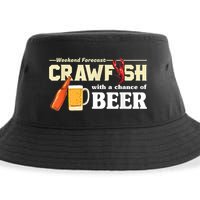 Weekend Forecast Crawfish With A Chance Of Beer Sustainable Bucket Hat