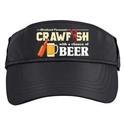 Weekend Forecast Crawfish With A Chance Of Beer Adult Drive Performance Visor