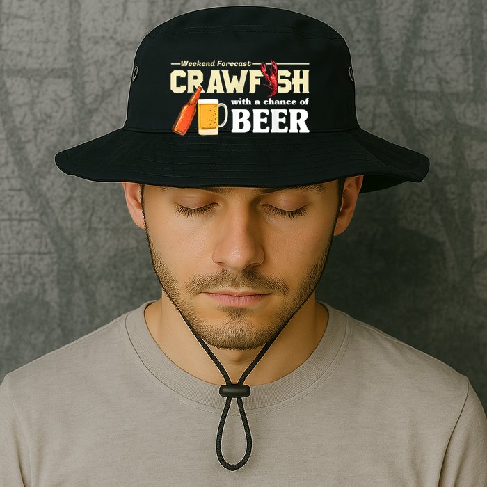 Weekend Forecast Crawfish With A Chance Of Beer Bucket Hat