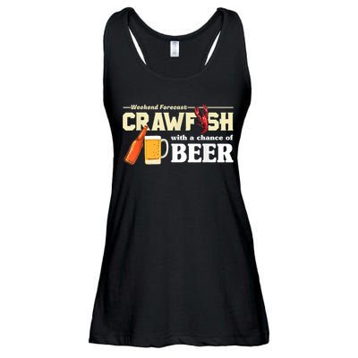 Weekend Forecast Crawfish With A Chance Of Beer Ladies Essential Flowy Tank