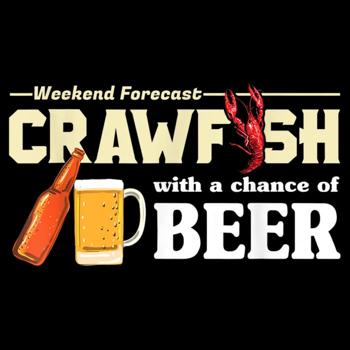 Weekend Forecast Crawfish With A Chance Of Beer 16 in Basic Backpack