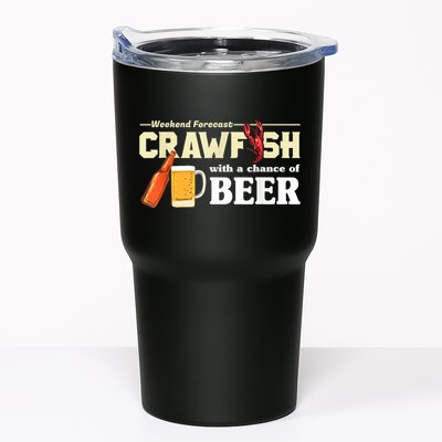 Weekend Forecast Crawfish With A Chance Of Beer Tumbler