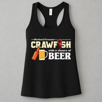 Weekend Forecast Crawfish With A Chance Of Beer Womens Tank Top
