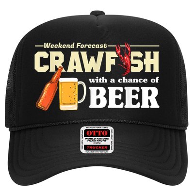 Weekend Forecast Crawfish With A Chance Of Beer Trucker Hat