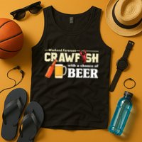 Weekend Forecast Crawfish With A Chance Of Beer Tank Top