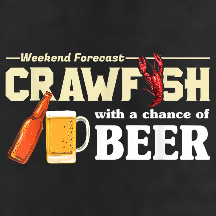 Weekend Forecast Crawfish With A Chance Of Beer Golf Towel