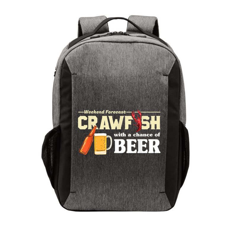 Weekend Forecast Crawfish With A Chance Of Beer Vector Backpack