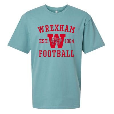 Wrexham Football Collegiate Style Sueded Cloud Jersey T-Shirt