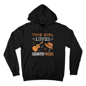 Womens Funny Cowgirl Hat Country Music Lover Women Hoodie