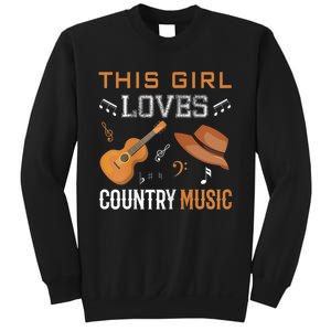 Womens Funny Cowgirl Hat Country Music Lover Women Sweatshirt