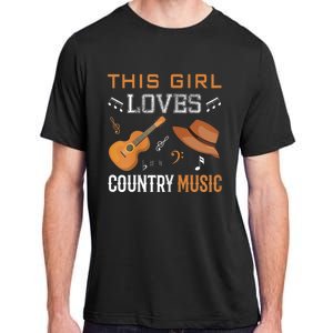 Womens Funny Cowgirl Hat Country Music Lover Women Adult ChromaSoft Performance T-Shirt