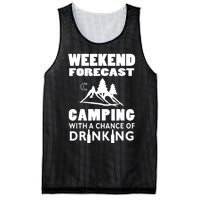 Weekend Forecast Camping With A Chance Of Drinking Mesh Reversible Basketball Jersey Tank