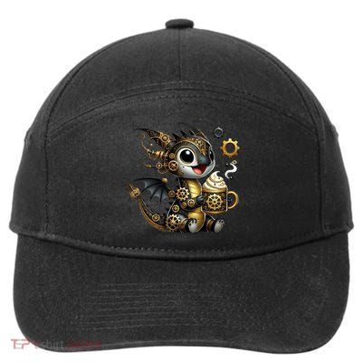 Whimsical Fantasy Creature Unique Art Cute Gift 7-Panel Snapback Hat