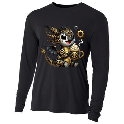 Whimsical Fantasy Creature Unique Art Cute Gift Cooling Performance Long Sleeve Crew
