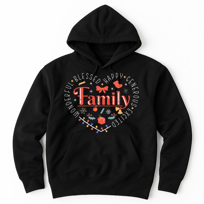 Wonderful Family Christmas Hoodie