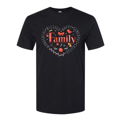 Wonderful Family Christmas Softstyle CVC T-Shirt