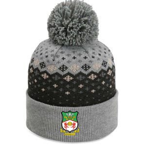 Wrexham Football Club Pocket Logo The Baniff Cuffed Pom Beanie