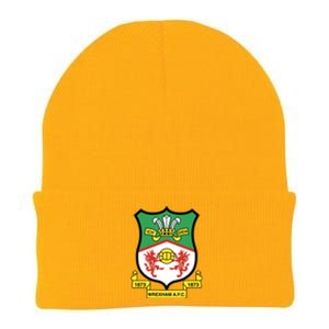 Wrexham Football Club Pocket Logo Knit Cap Winter Beanie