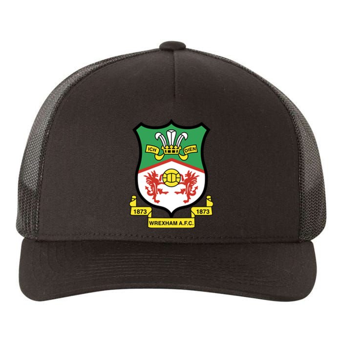 Wrexham Football Club Pocket Logo Yupoong Adult 5-Panel Trucker Hat