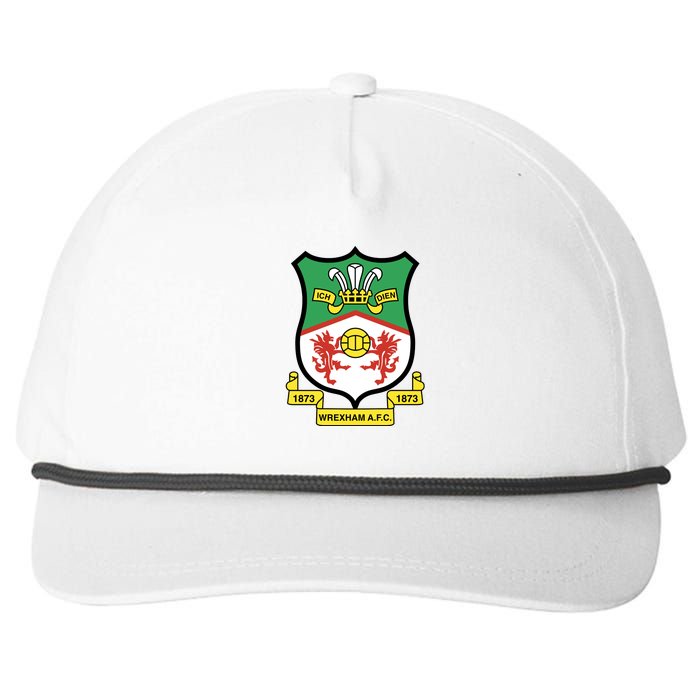 Wrexham Football Club Pocket Logo Snapback Five-Panel Rope Hat