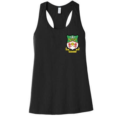 Wrexham Football Club Pocket Logo Women's Racerback Tank