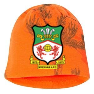 Wrexham Football Club Pocket Logo Kati - Camo Knit Beanie