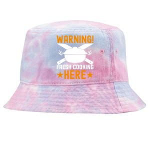 Warning! Fresh Cooking Here I Cooking Great Gift Tie-Dyed Bucket Hat