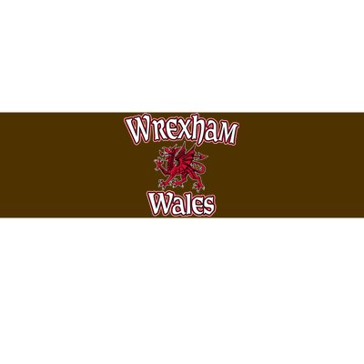 Wrexham Football Club Champion Wale Bumper Sticker