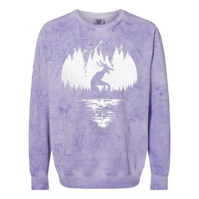 Wendigo Folklore Cryptozoology Colorblast Crewneck Sweatshirt