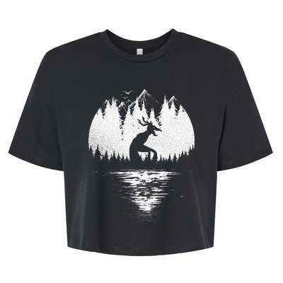 Wendigo Folklore Cryptozoology Bella+Canvas Jersey Crop Tee