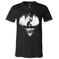 Wendigo Folklore Cryptozoology V-Neck T-Shirt