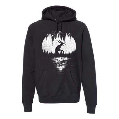 Wendigo Folklore Cryptozoology Premium Hoodie