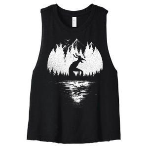 Wendigo Folklore Cryptozoology Women's Racerback Cropped Tank