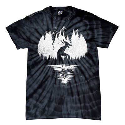 Wendigo Folklore Cryptozoology Tie-Dye T-Shirt