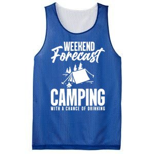 Weekend Forecast Camping With A Good Chance Of Ing Gift Mesh Reversible Basketball Jersey Tank