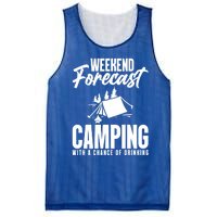 Weekend Forecast Camping With A Good Chance Of Ing Gift Mesh Reversible Basketball Jersey Tank