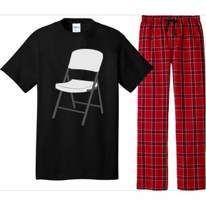 White Folding Chair Pajama Set