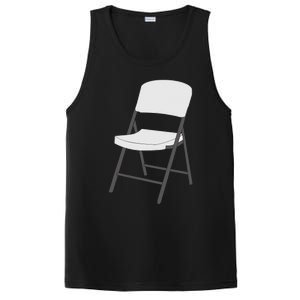 White Folding Chair PosiCharge Competitor Tank