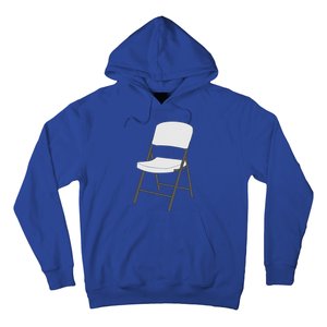 White Folding Chair Hoodie