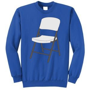 White Folding Chair Sweatshirt