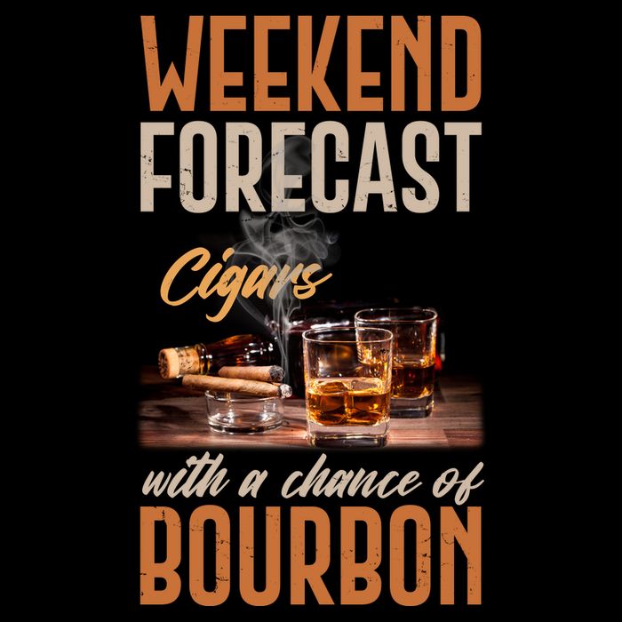Weekend Forecast Cigars With Chance Bourbon 16 in Basic Backpack