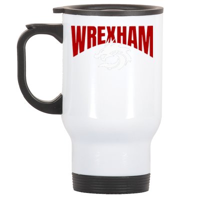 Wrexham Football Club Champion Wale Stainless Steel Travel Mug